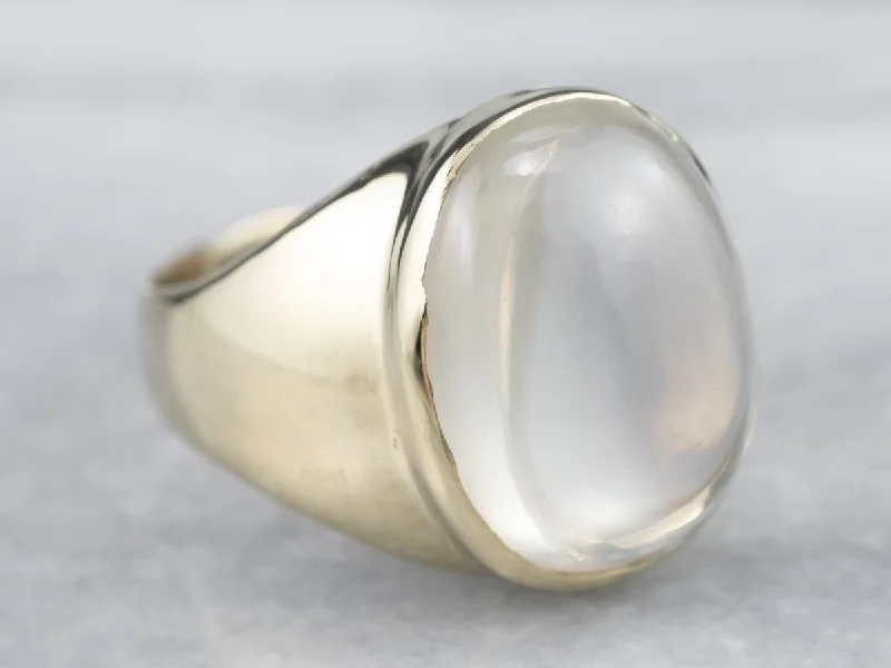 Bold Vintage Moonstone Ring