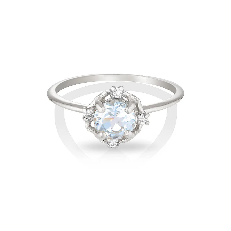 ADRIA | blue topaz & diamonds