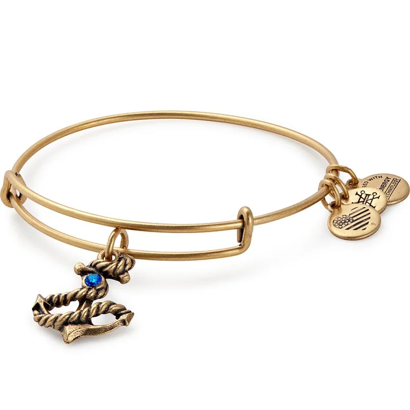 ALEX AND ANI Anchor Charm Bangle