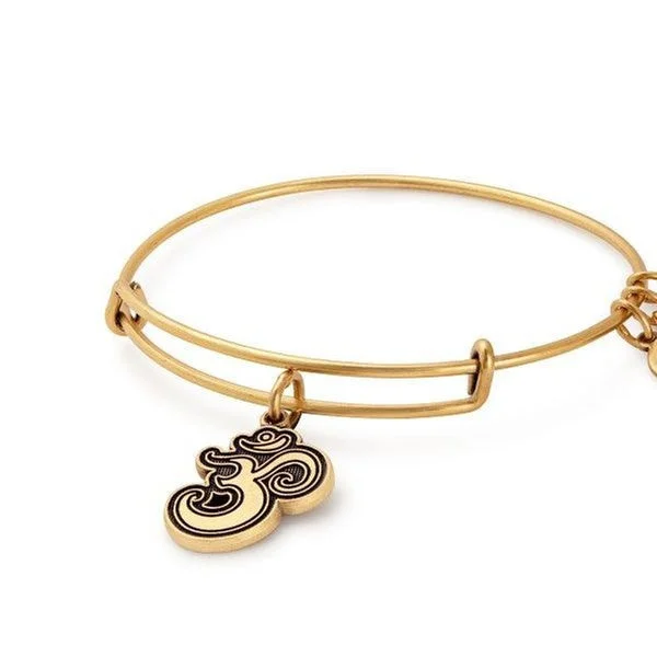 ALEX AND ANI Om Charm Bangle