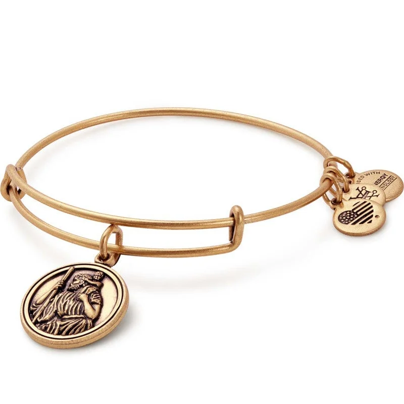 ALEX AND ANI St. Christopher Charm Bangle