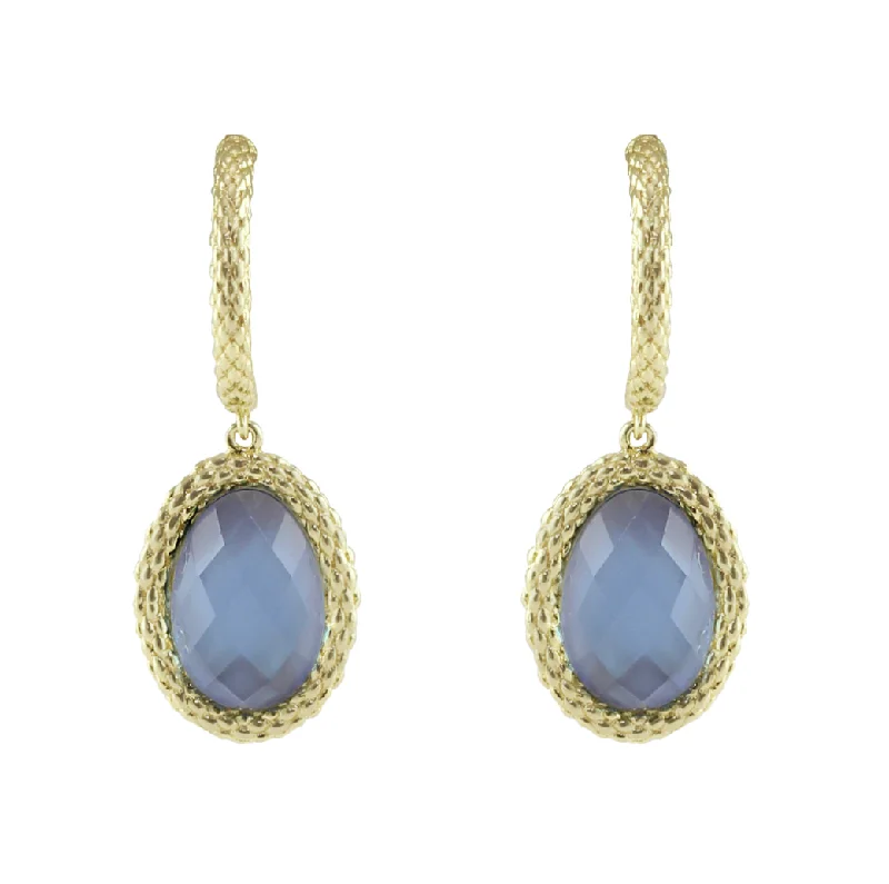 Anika Texture Drop Earrings