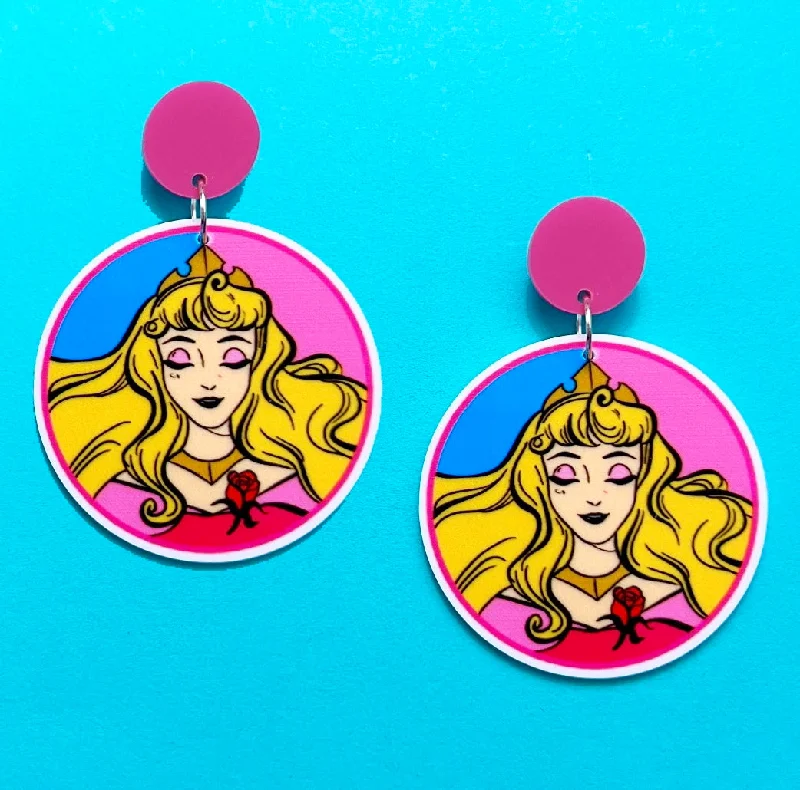 Aurora Make It Blue/Pink Drop Earrings