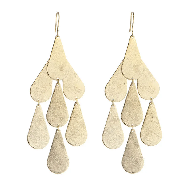 Carola Raindrop Chandelier Earrings