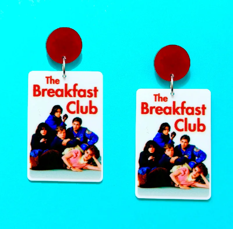 Breakfast Club Inspired Acrylic Drop Earrings