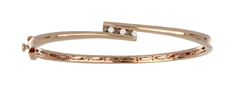 Brown Diamond Bangle (Brown Diamond 0.11 cts. White Diamond 0.1 cts.)