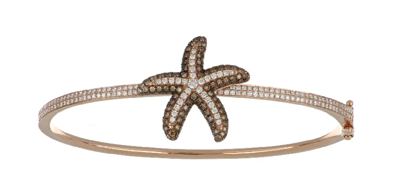 Brown Diamond Bangle (Brown Diamond 1.13 cts. White Diamond 0.81 cts.)