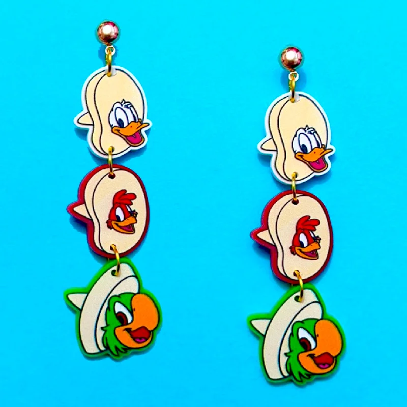 Caballeros Tiered Drop Earrings