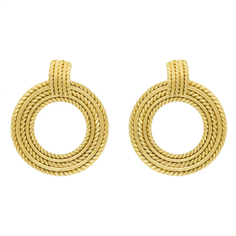 Elena Textured Earrings