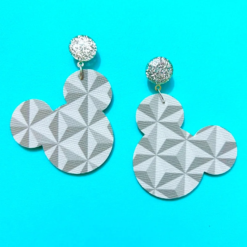 Geo Mouse Drop Earrings