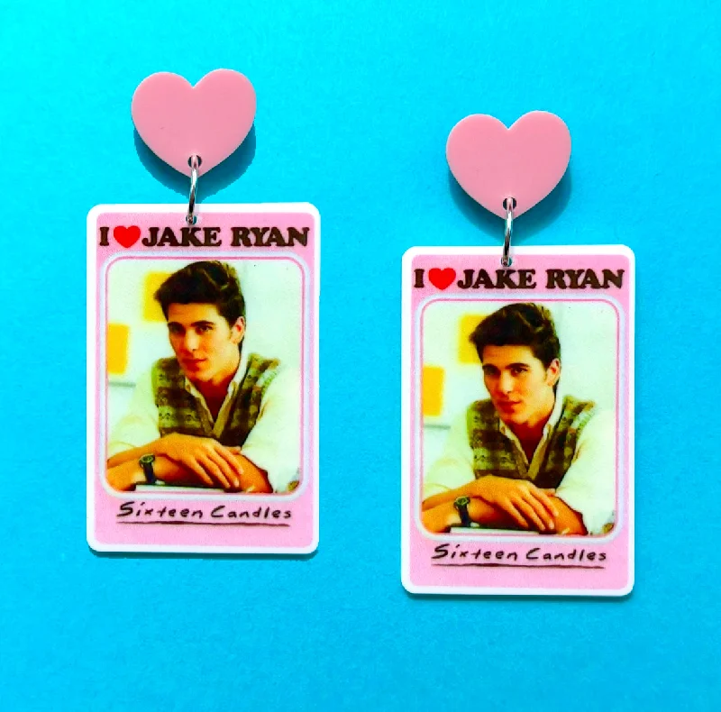 Jake Ryan Acrylic Drop Earrings