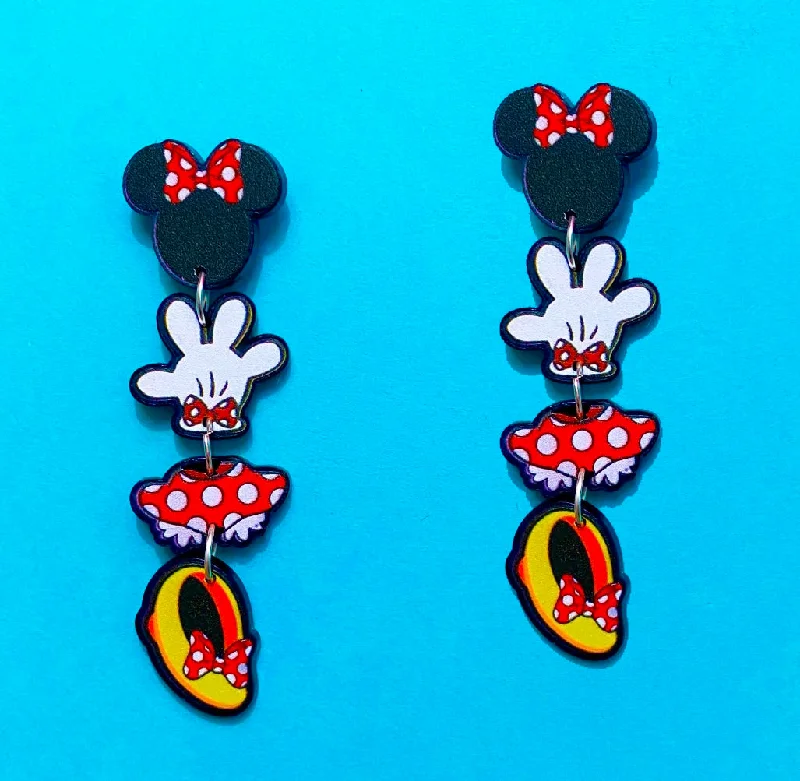 Minnie Tiered Drop Earrings