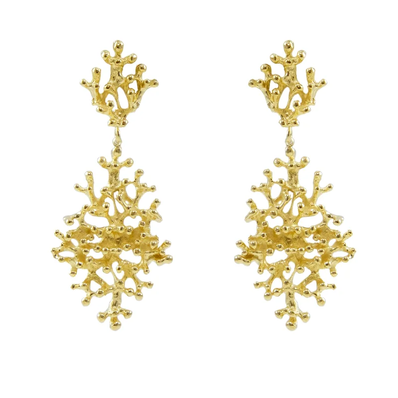 Lori Drop Coral Earrings