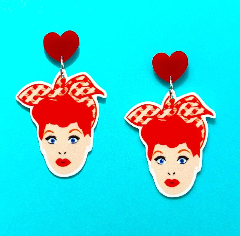 Lucy Love Acrylic Drop Earrings