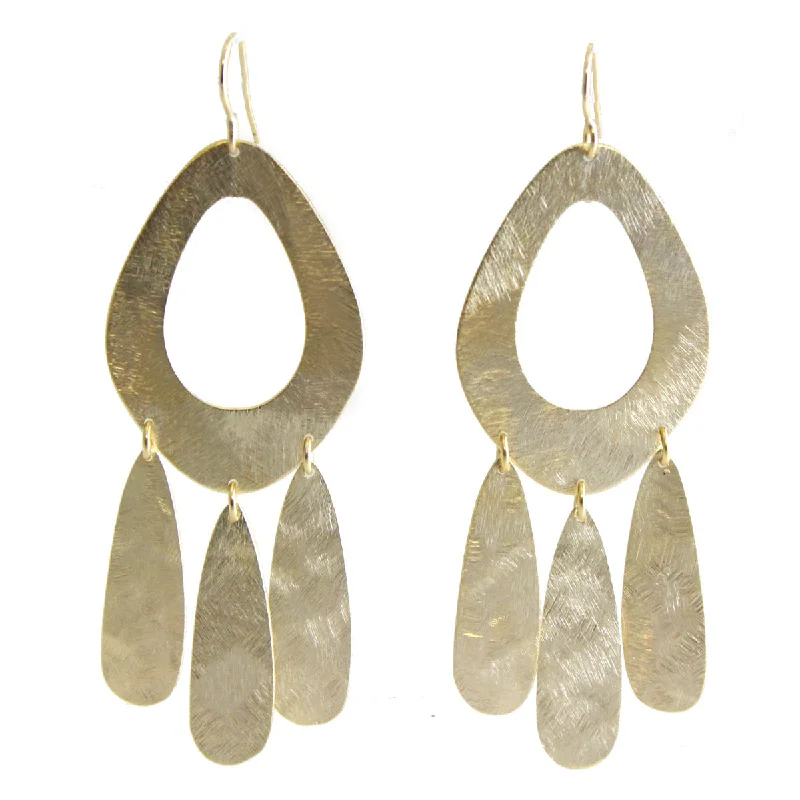 Mya Drop Earrings with Fringe