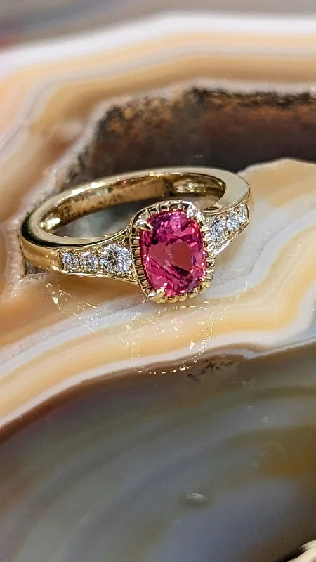 Padparadscha Sapphire Ring