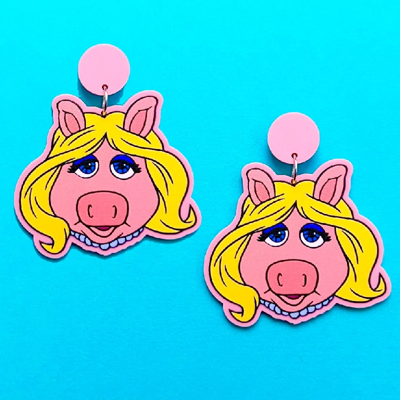 Piggy Drop Earrings