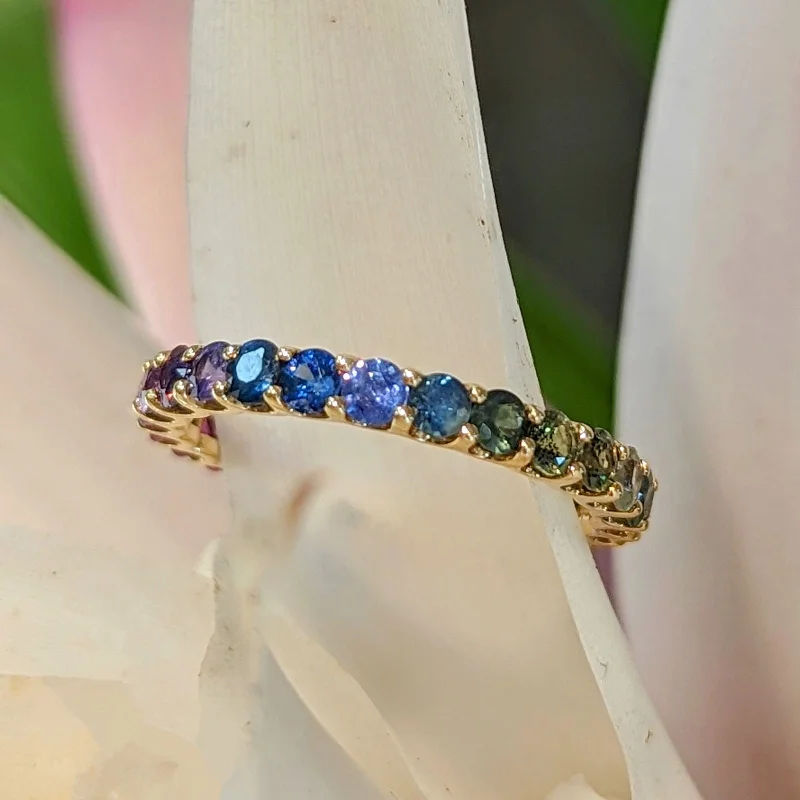 Rainbow Sapphire Ring