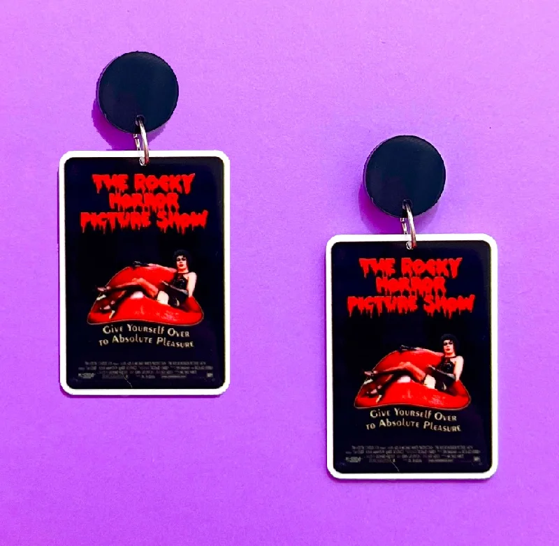 Rocky Horror Picture Show Inspired Drop Earrings