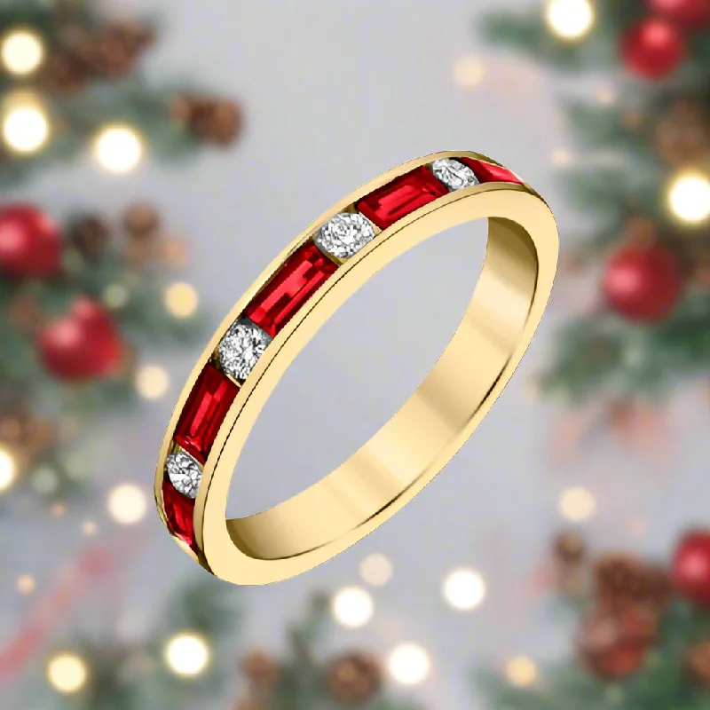 Ruby and Diamond Band