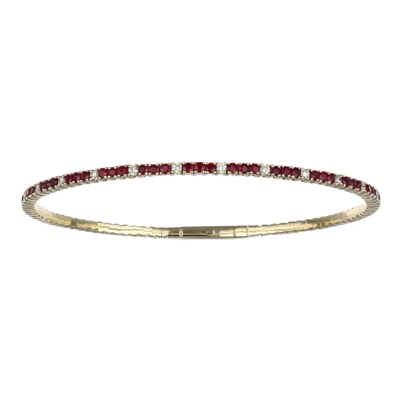 Ruby Bangle (Ruby 2.11 cts. White Diamond 0.46 cts.)