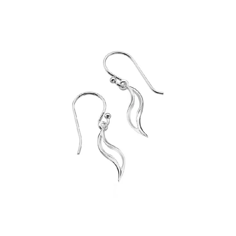 Sea Gems Origins Double Wave Drop Earrings