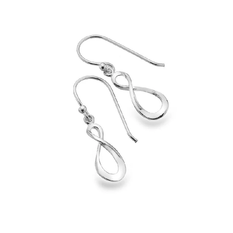 Sea Gems Infinity Knot Drop Earrings