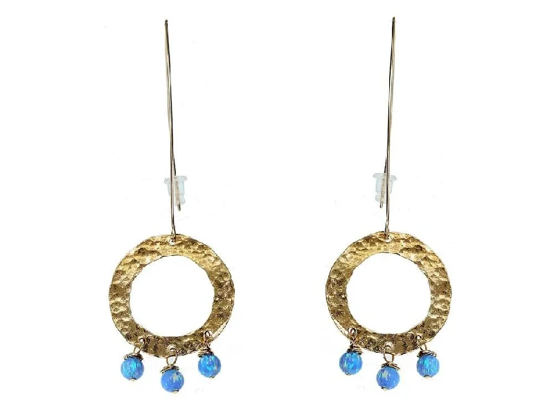 Yaron Morhaim Twice Around Opal Drop Earrings