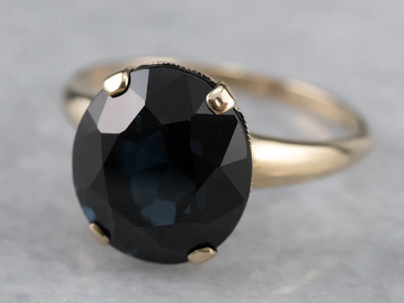 Vintage Spinel Solitaire Ring