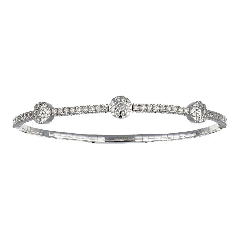 White Diamond Bangle (White Diamond 1.38 cts.)