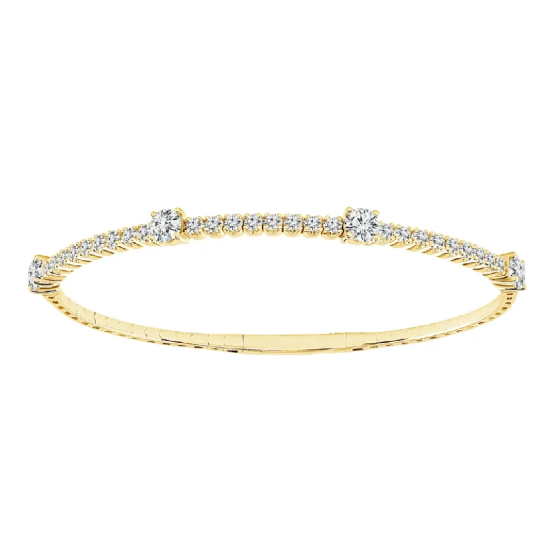 White Diamond Bangle (White Diamond 2 cts.)