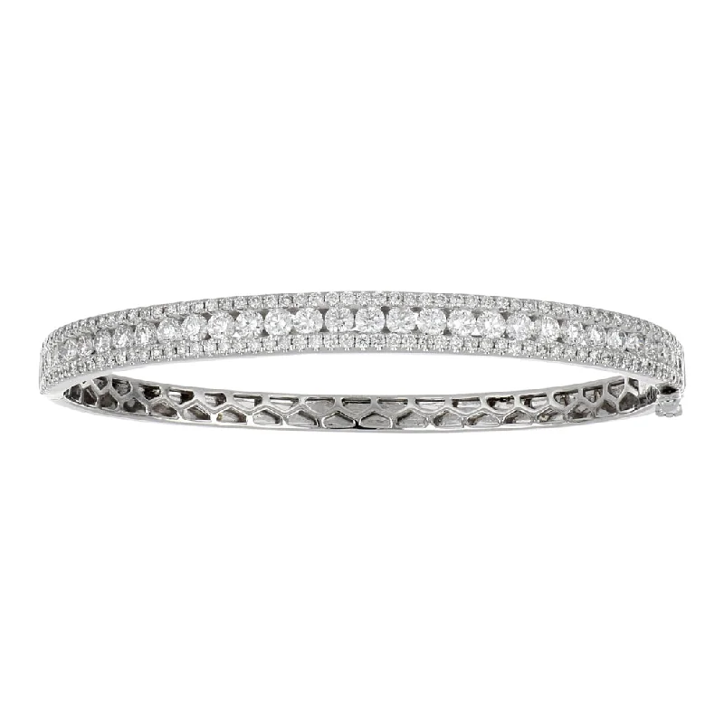 White Diamond Bangle (White Diamond 3.44 cts.)