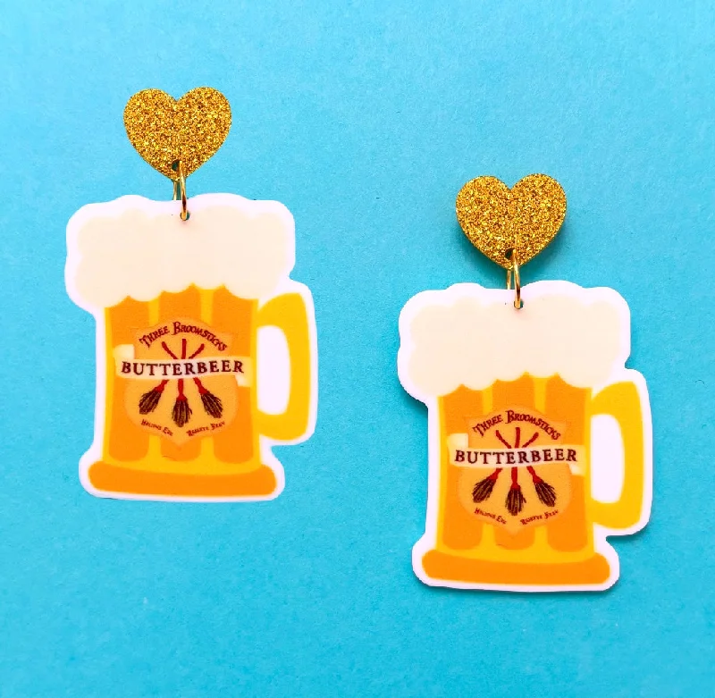 Wizard Beer Drop Earrings