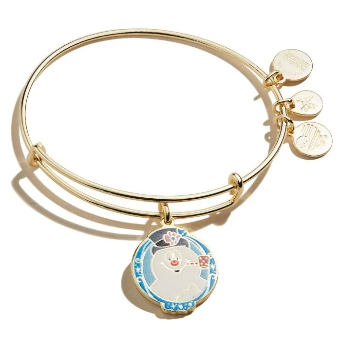 ALEX AND ANI Alex and Ani Frosty The Snowman Charm Bangle