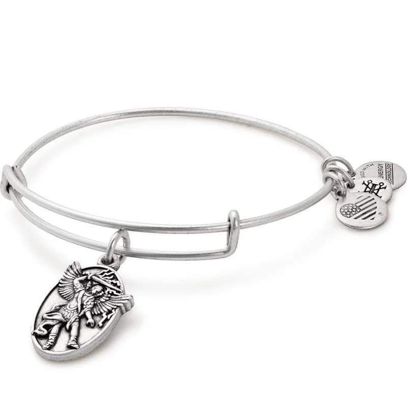 ALEX AND ANI Archangel Michael Charm Bangle