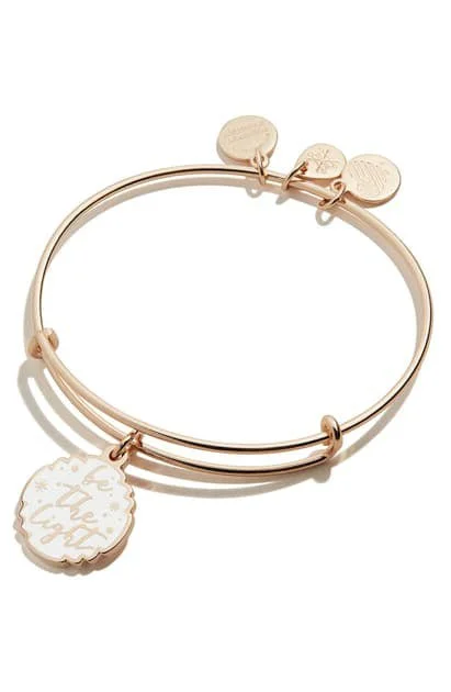 ALEX AND ANI Be The Light Charm Bangle