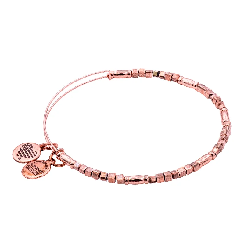 ALEX AND ANI Champagne Zephyr Beaded Bangle