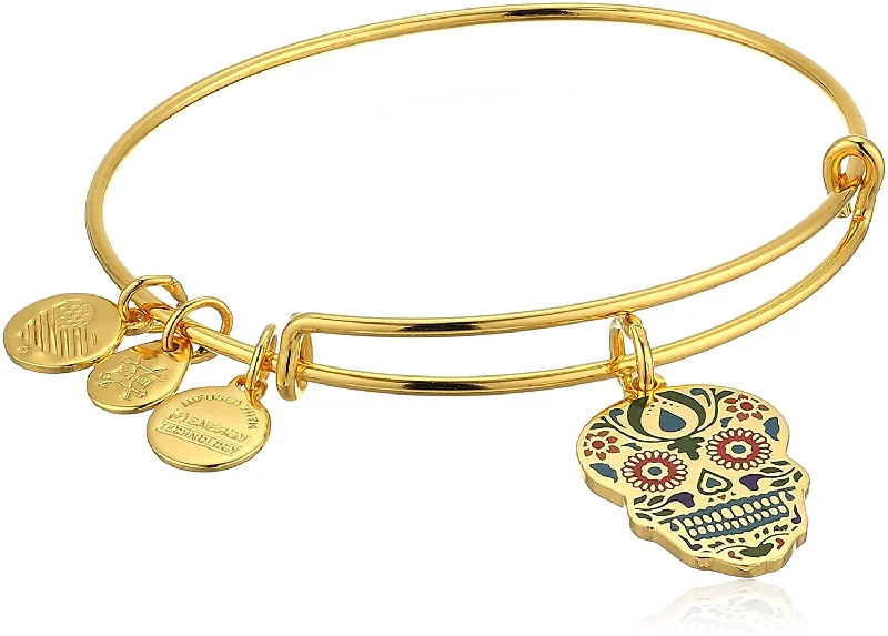 ALEX AND ANI Color Infusion, Calavera Bracelet