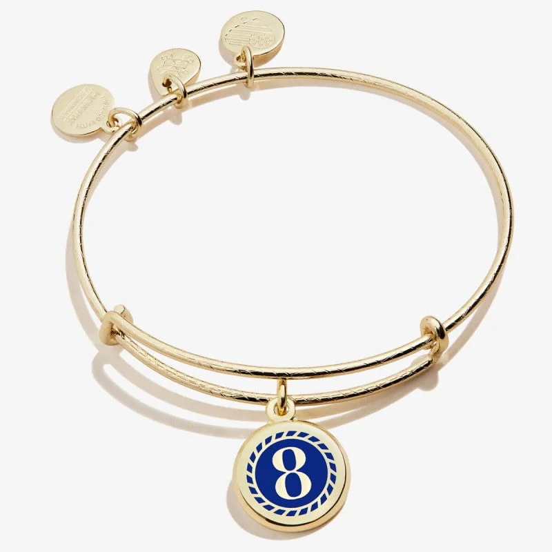 ALEX AND ANI Color Infusion Numerology Eight Charm Bangle