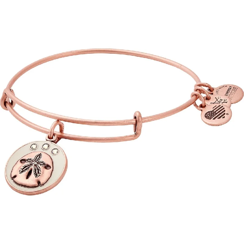 ALEX AND ANI Color Infusion Sand Dollar Charm Bangle