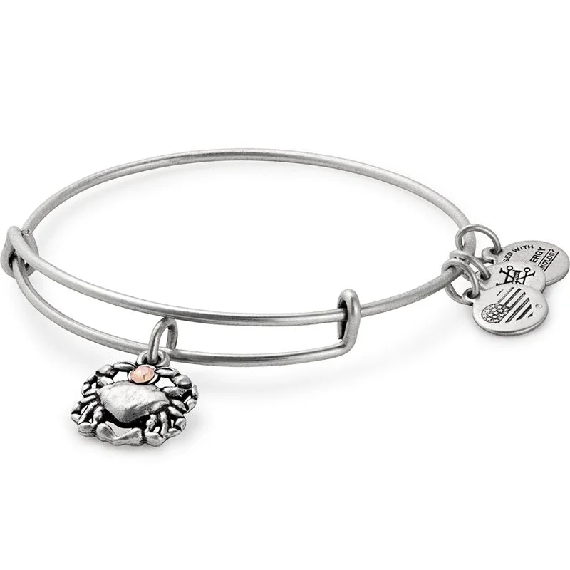 ALEX AND ANI Crab Charm Bangle