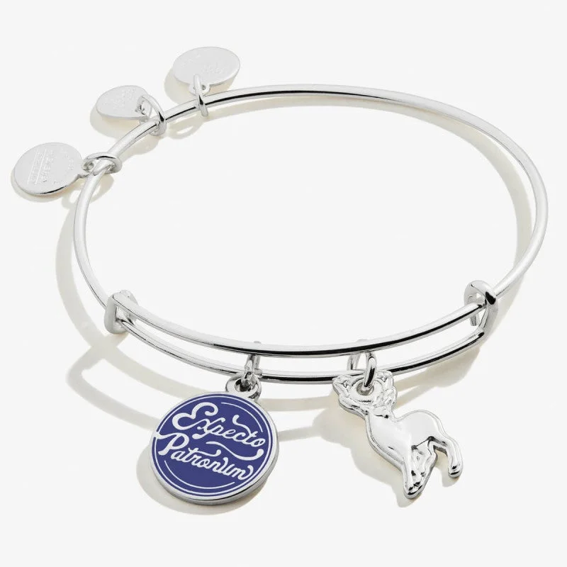 ALEX AND ANI Harry Potter Expecto Patronum Duo Charm Bangle