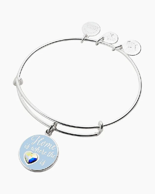 ALEX AND ANI Home is Where the Heart Is Charm Bangle