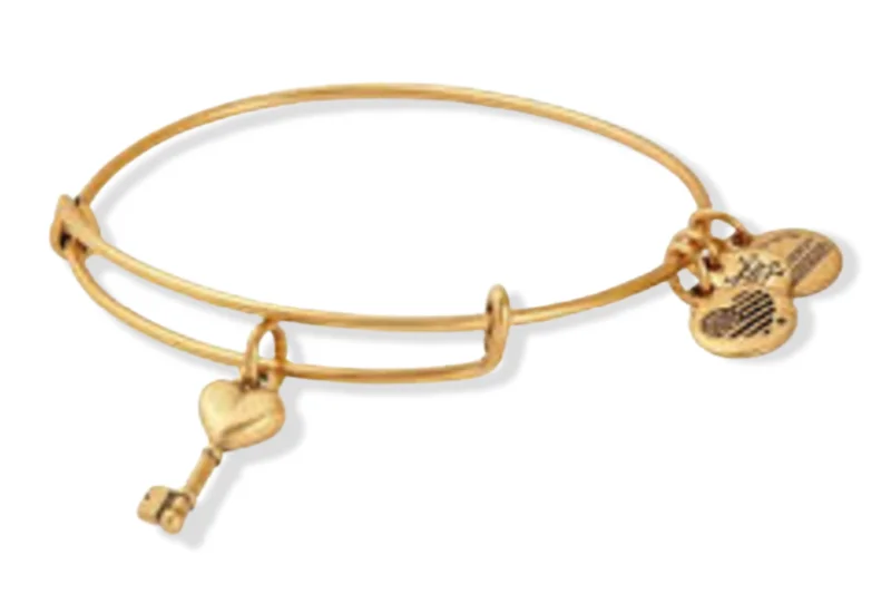 ALEX AND ANI Key to Love Charm Bangle