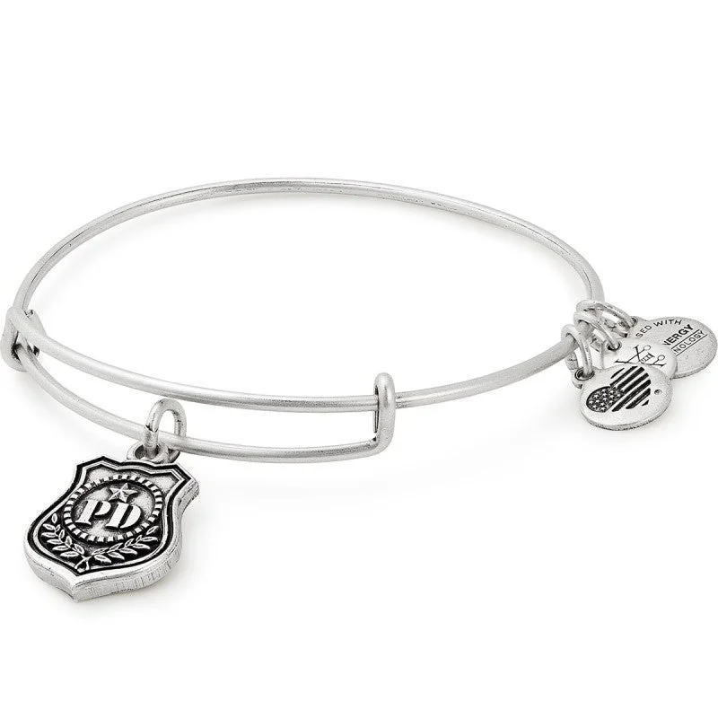 ALEX AND ANI Law Enforcement Charm Bangle