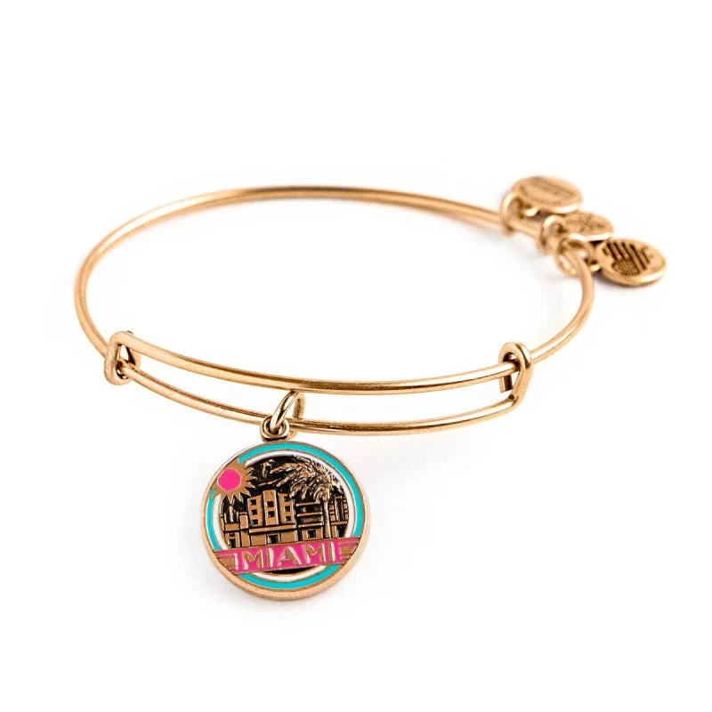 ALEX AND ANI Miami Charm Bangle