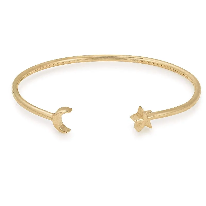 ALEX AND ANI Moon and Star Cuff Bracelet