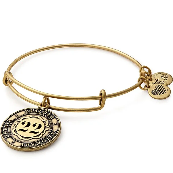 ALEX AND ANI Number 22 Charm Bangle