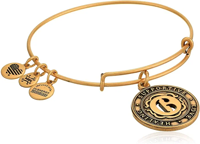 ALEX AND ANI Number 6 Charm Bangle