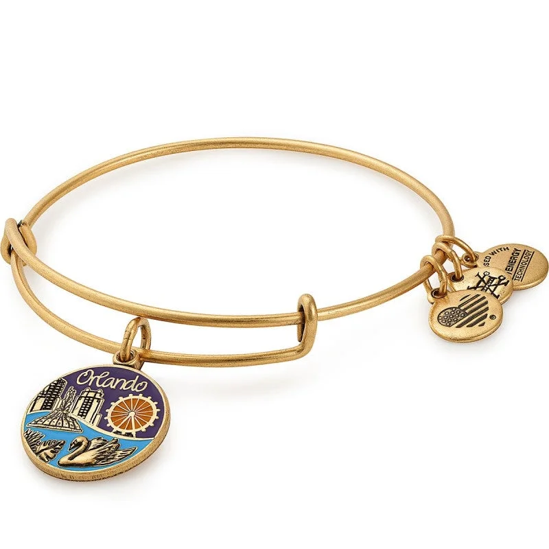 ALEX AND ANI Orlando Charm Bangle